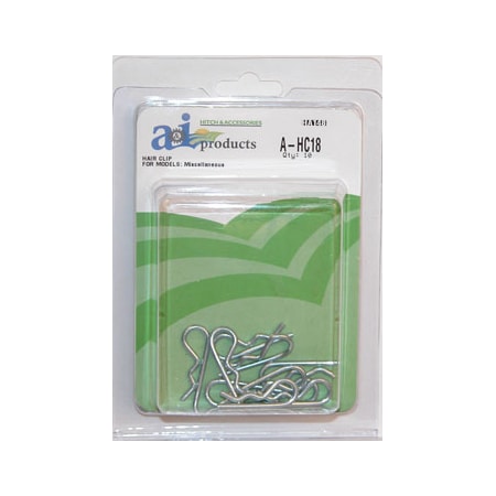 A & I Products Hair Pin Clip (10 pk) 6" x4" x1" A-HPC10